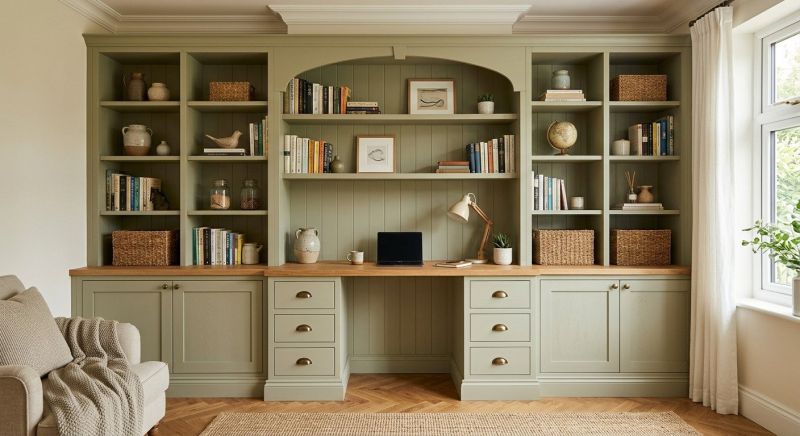 Built In Desk Installation in Alexandria, VA