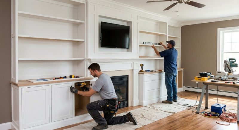 Builtin Cabinets Installation in Raleigh, NC