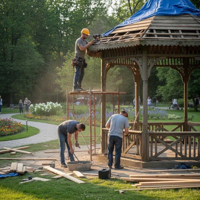 Heavy Duty Gazebo Installation