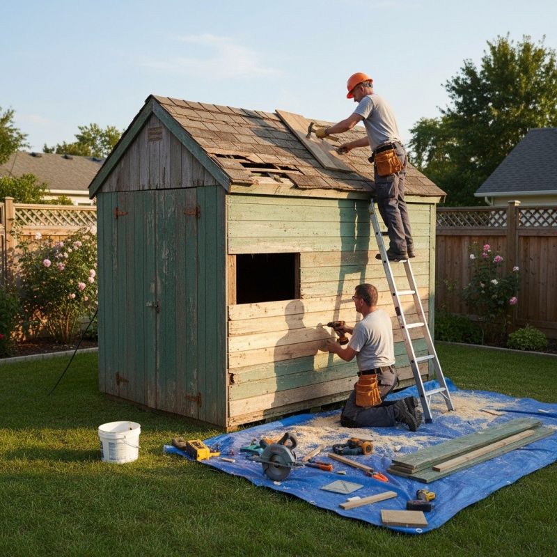 Wooden Carport Repair in Kansas City, KS